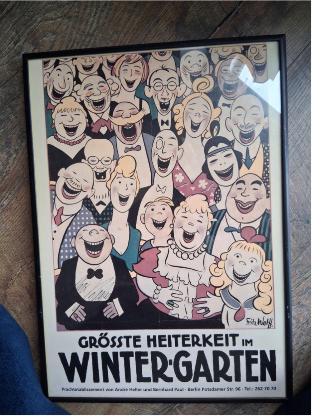 Advertising poster for the "Wintergarten" variety theater in Berlin, 1 - Picture 2 of 4